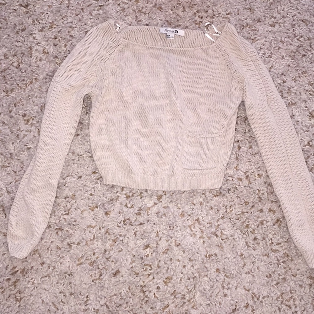 Cropped sweater